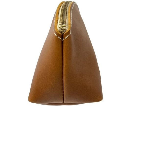 NWOT Portland Goods Leather Makeup Toiletry cosmetics bag - Picture 4 of 9